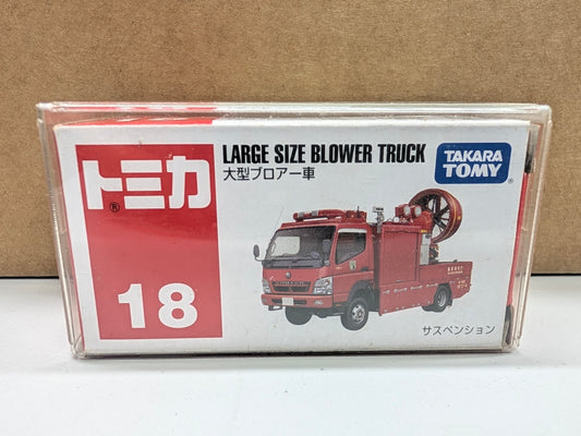 2010 Tomica #18 Large Size Blower Truck (Red)