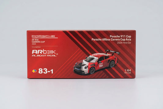 ARbox 83-1 Porsche 911 Cup Porsche ARbox Carrera Cup Asia 2026 Hero Car