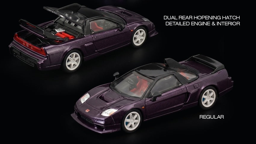 POP RACE PRE041 Honda NSX-R GT Spectraflame Purple Enigma Exclusive