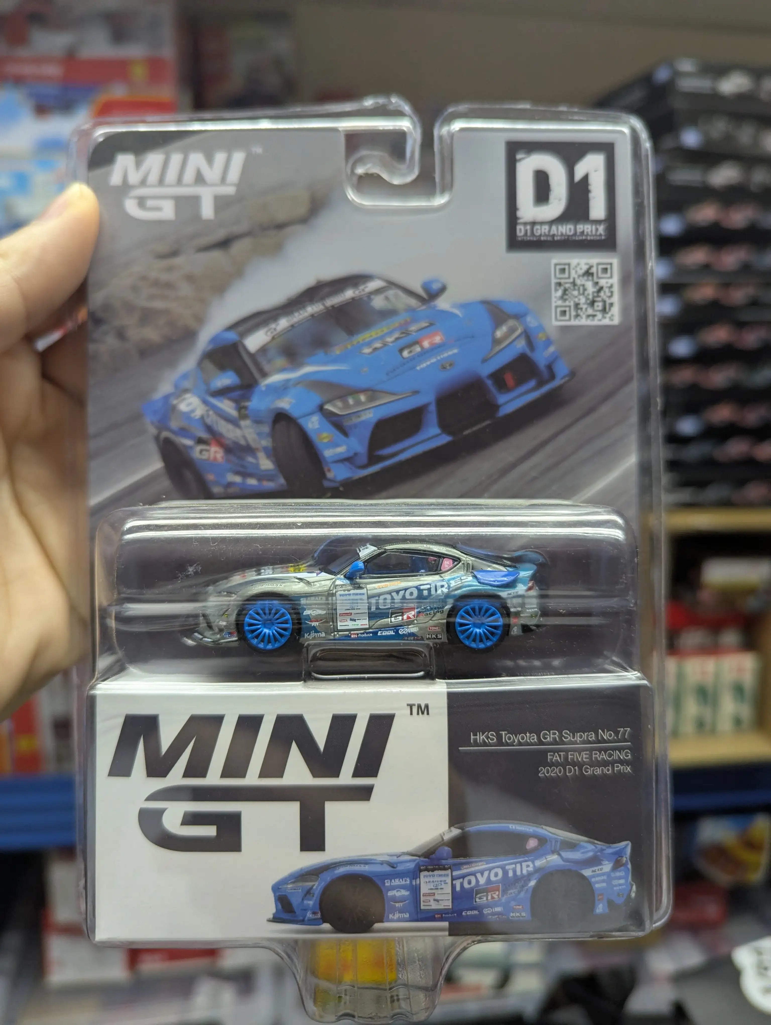 Mini GT #307 Chase Japan Exclusive 1:64 Scale Toyota HKS GR Supra