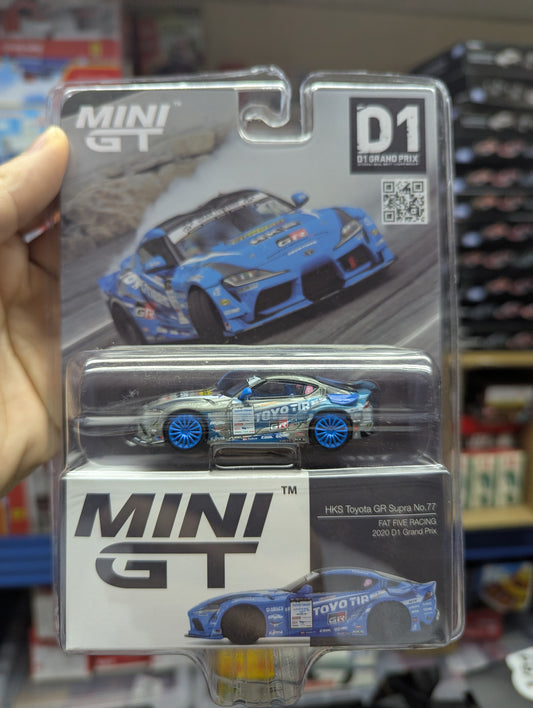 Mini GT #307 Chase Japan Exclusive 1:64 Scale Toyota HKS GR Supra (A90) 2020 D1 GP