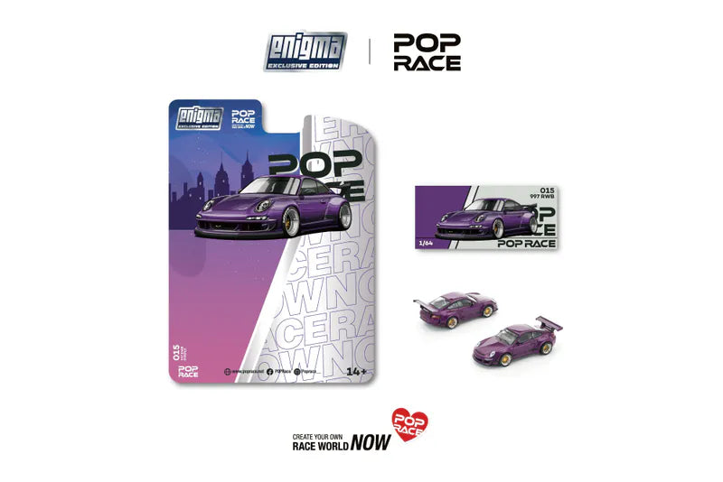 Pop Race x Enigma 1/64 RWB 997 Purple