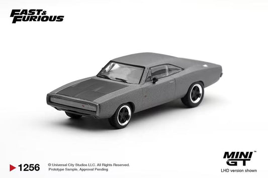 Mini GT #1256 Dodge Charger Fast & Furious Grey