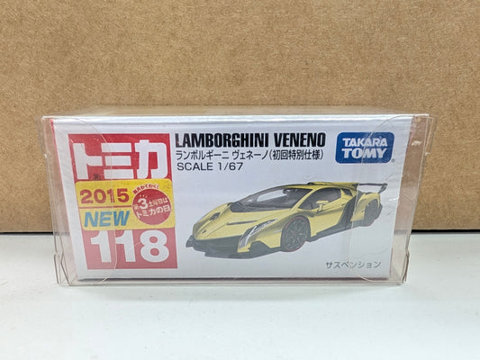 Tomica No.118 Lamborghini Veneno (Yellow)