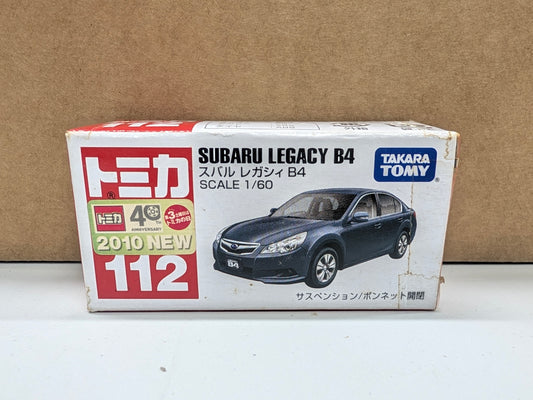 2010 Tomica #112 Subaru Legacy B4 (Dark Blue)