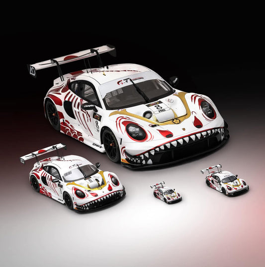 Spark Porsche GT3 R #8 AO Racing Winner Suzuka 1000km 2026 with Pit Board (1:64 / 1:43 / 1:18)