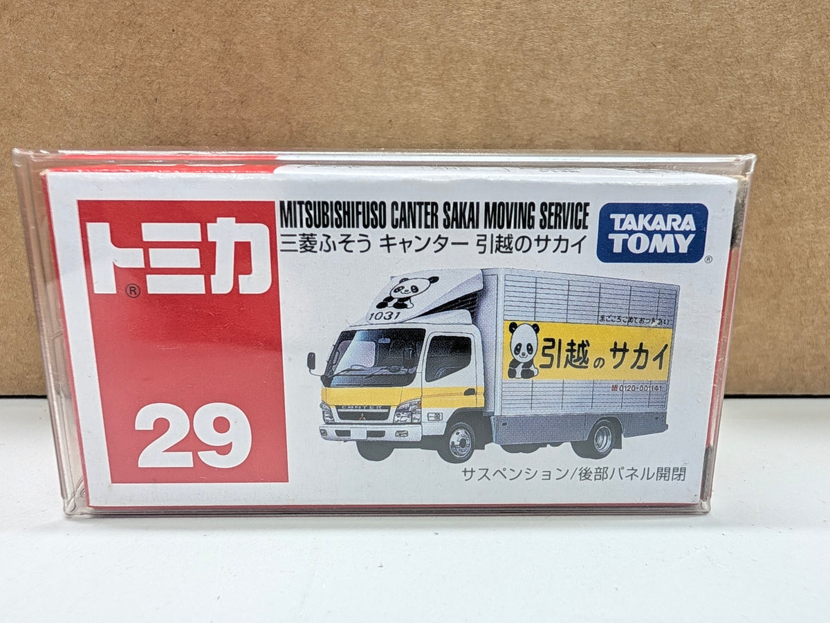 Tomica #29 Mitsubishi Fuso Canter Sakai Moving Service