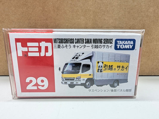Tomica #29 Mitsubishi Fuso Canter Sakai Moving Service