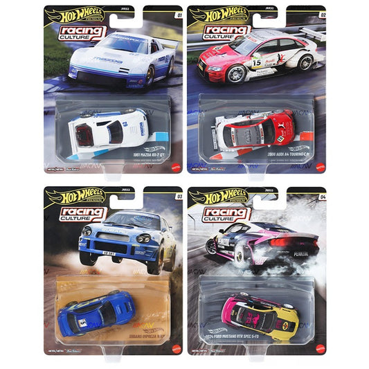 Hot Wheels HW-JRR32-A Racing Car Culture 2027 Mix 1 (Set of 4)