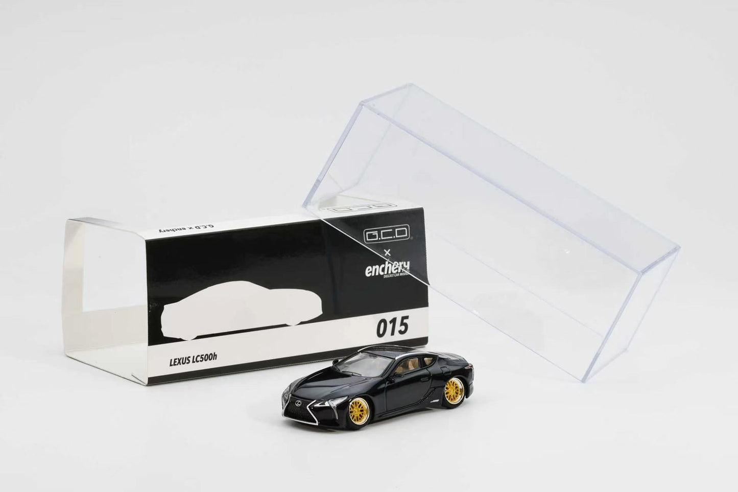 GCD x Enchery #015 Lexus LC500h Lowriding Black