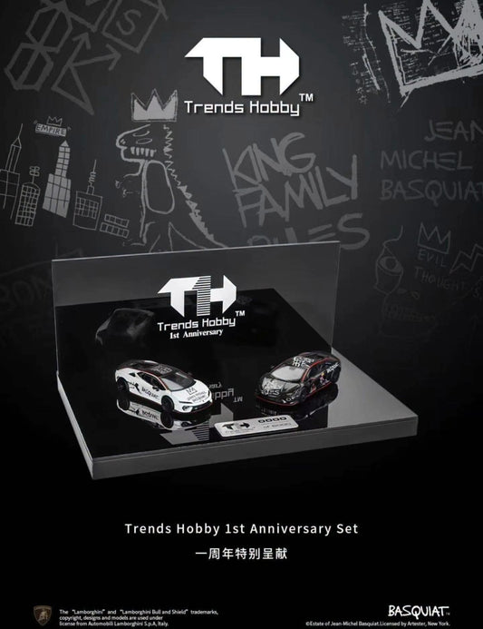 Trends Hobby 1st Anniversary Set - Lamborghini Basquiat Edition 1:64 Diecast