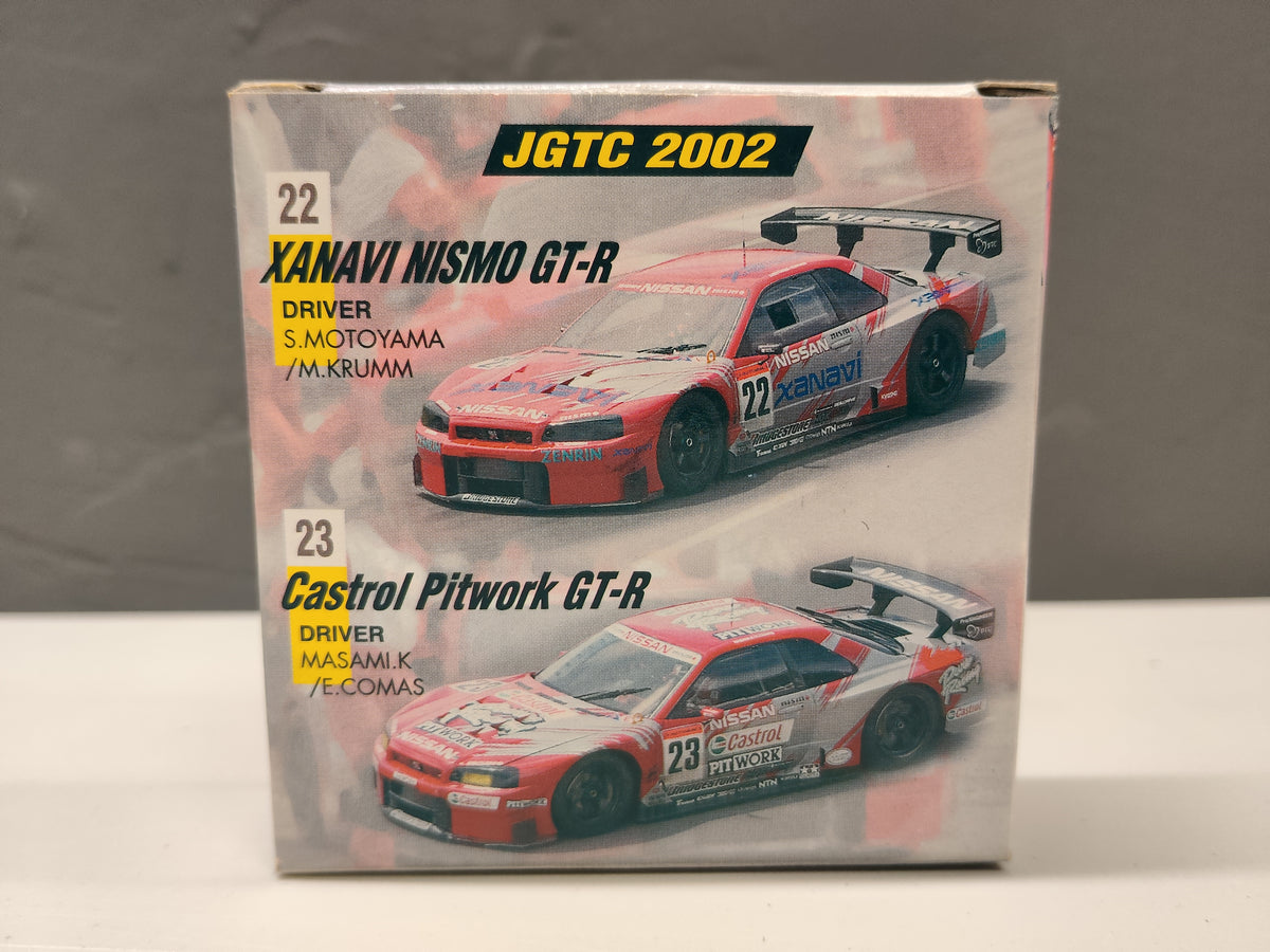 Tomy JGTC 2002 Xanavi Nismo GT-R & CA 2 car set