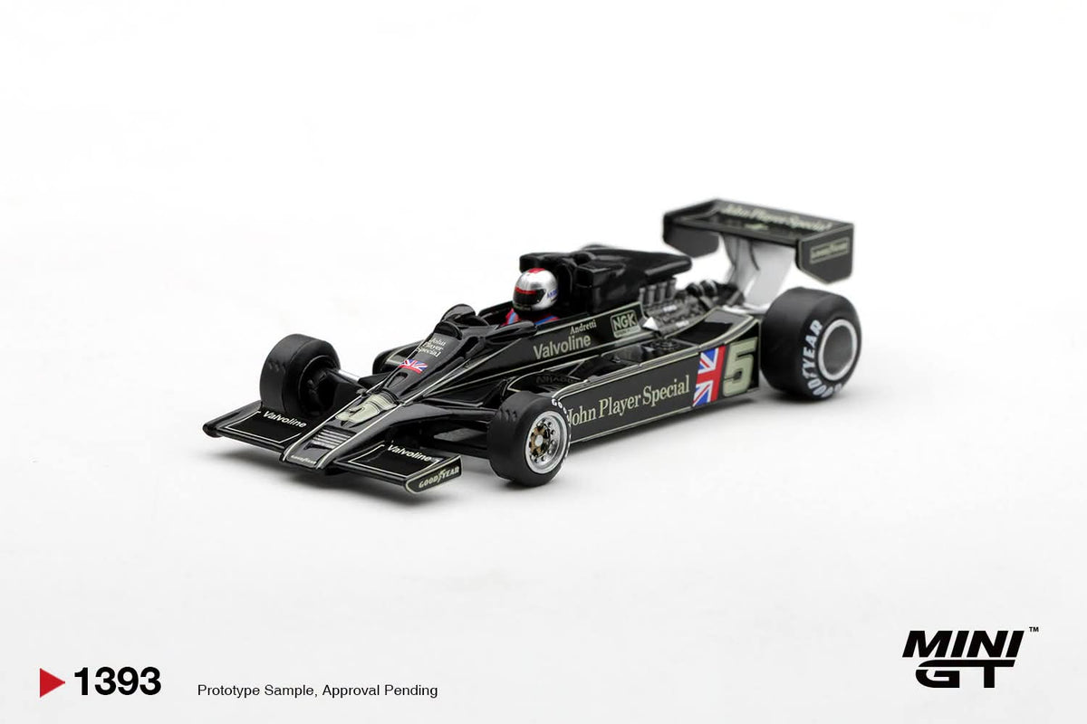 Mini GT #1393 Lotus 78 #5 Mario Andretti 1977 US GP West Winner