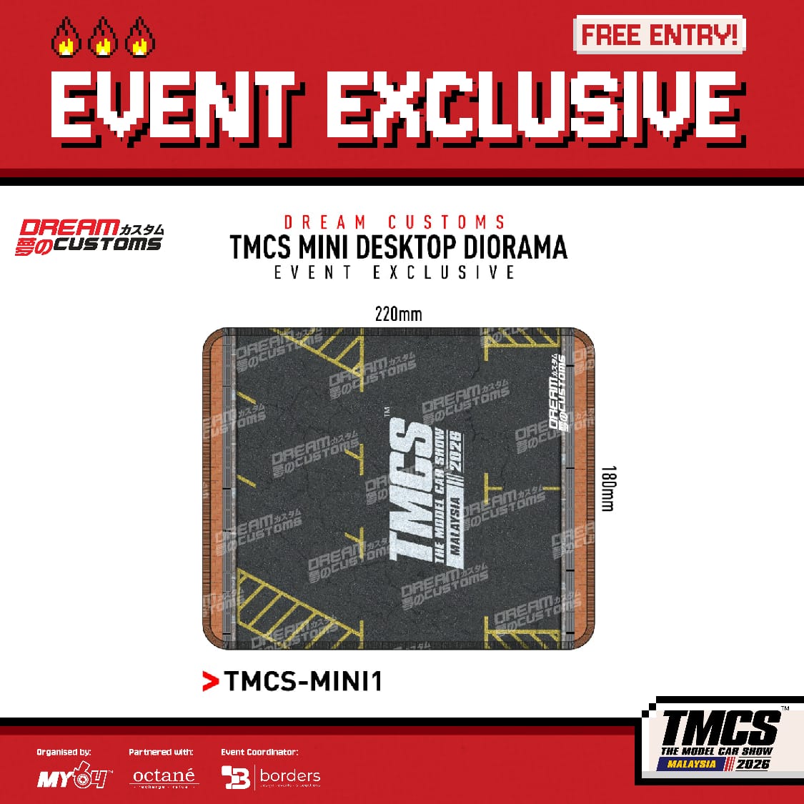 Dream Customs TMCS Mini Desktop Diorama TMCS-MINI1 (TMCS 2026 Event Exclusive)