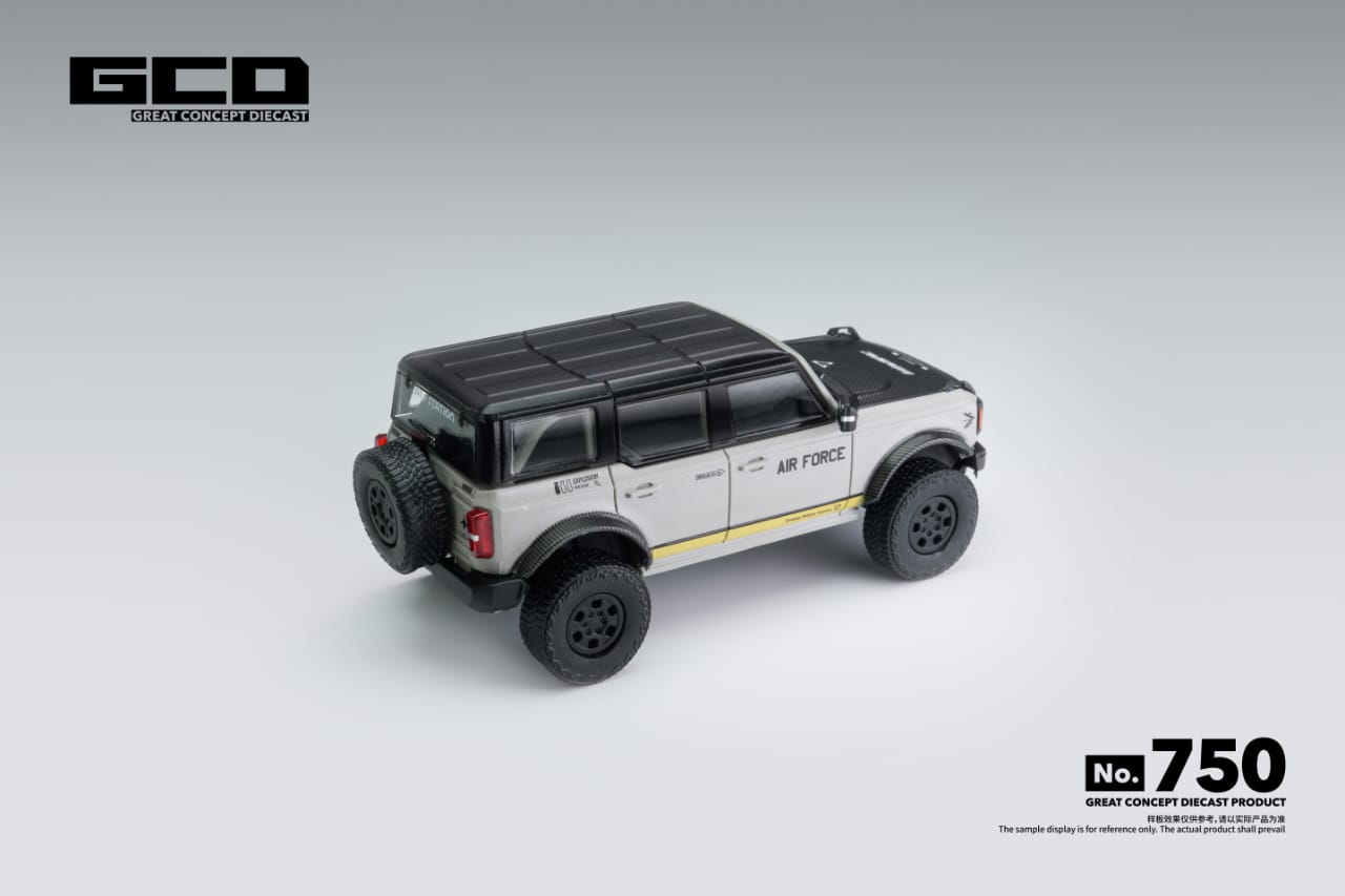 GCD Ford Bronco DarwinPRO Air Force Livery - Rear 3/4 View
