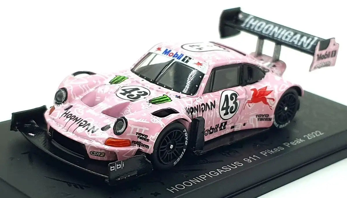 Spark Spark 1:64 Scale Porsche "Hoonipigasus" 911 #43 Block "Pikes Peak" (2022) 64S053