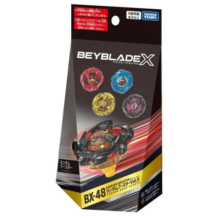 Beyblade X BX-48 Random Booster Vol.9 set of 5-Takara Tomy-Beyblade X-Mobile Garage HK