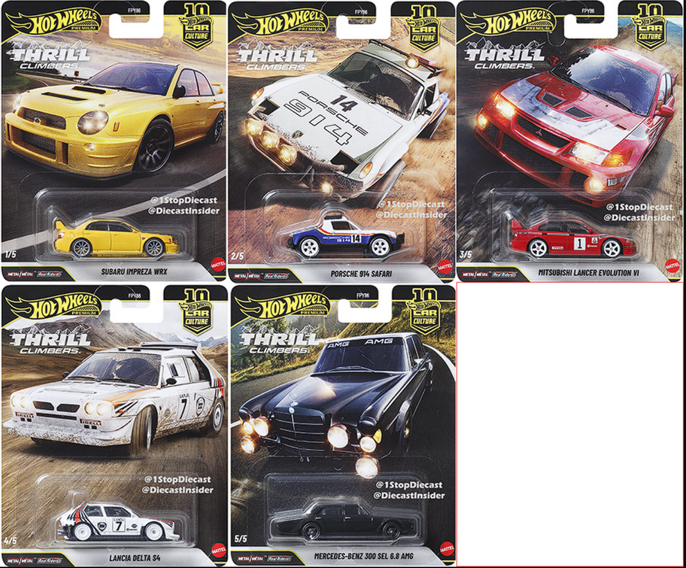 Hot Wheels Car Culture 2026 Thrill Climbers - FPY86-Q26