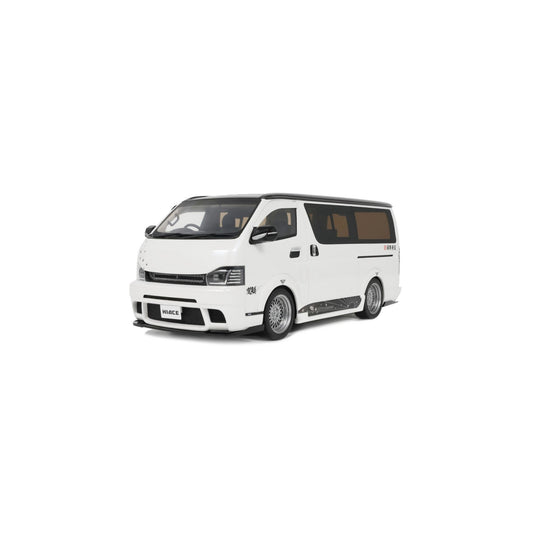 OTTOMOBILE 1:18 OT1136 Toyota Hiace Super GL Custom Pearl White 2008