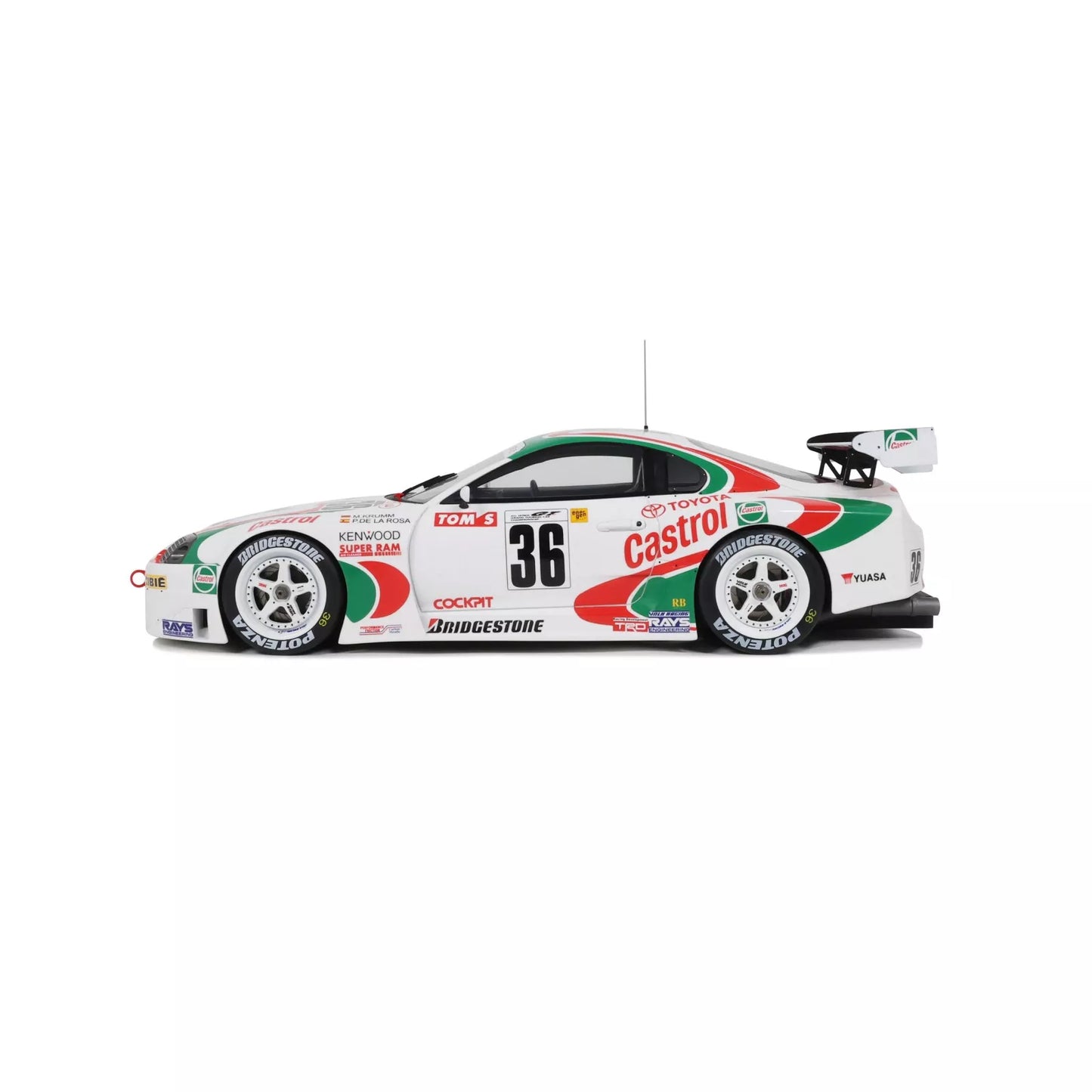 [Shipping Included] Otto Mobile 1:18 Scale OT494 Toyota Supra Racing GT500 M. Krumm / P. De La Rosa - JGTC 1997