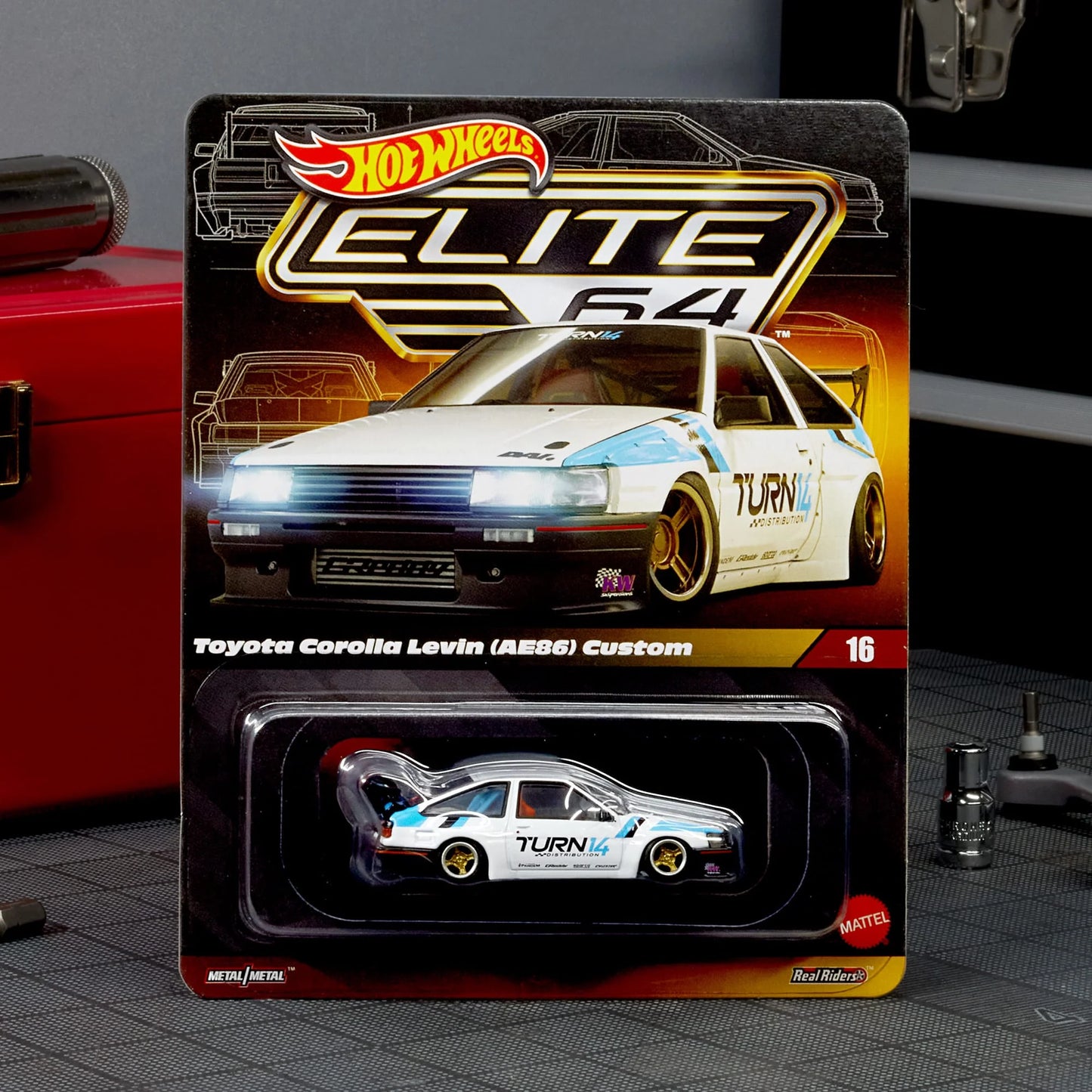 Hot Wheels HWC Elite 64 Toyota Corolla Levin (AE86) Custom