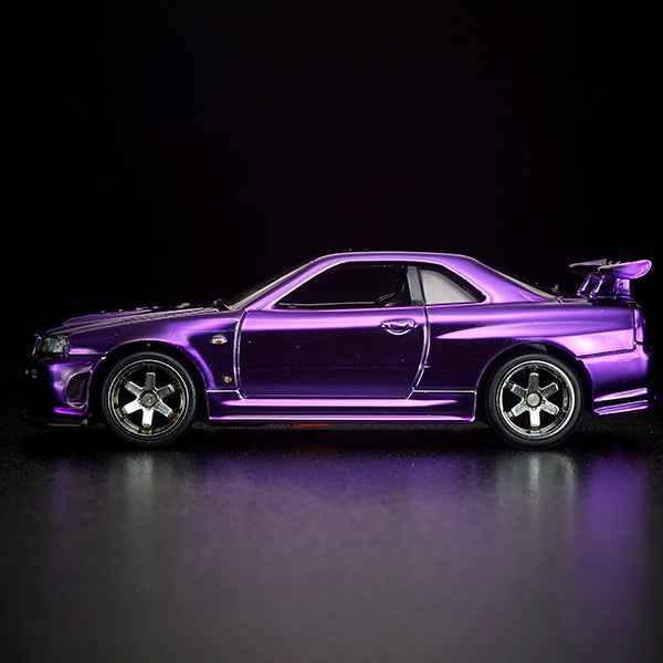 Hot Wheels RLC 2020 Membership Club Car Nissan GT-R R34 Purple