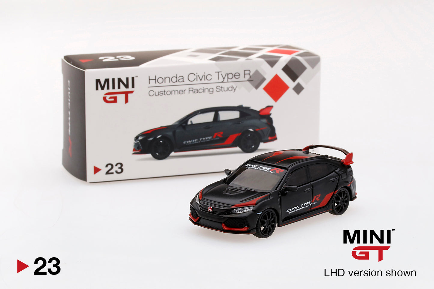 Mini GT #23 Honda Civic Type-R Customer Racing Study
