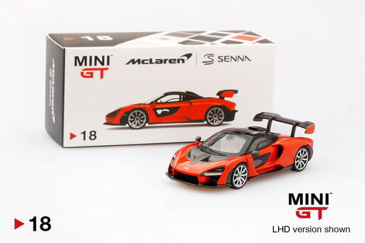Mini GT #18 McLaren Senna Mira Orange LHD