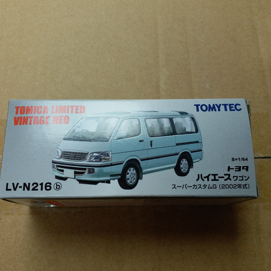 Tomica Limited Vintage Neo LV-N216b Toyota Hiace Wagon Super Custom Limited
