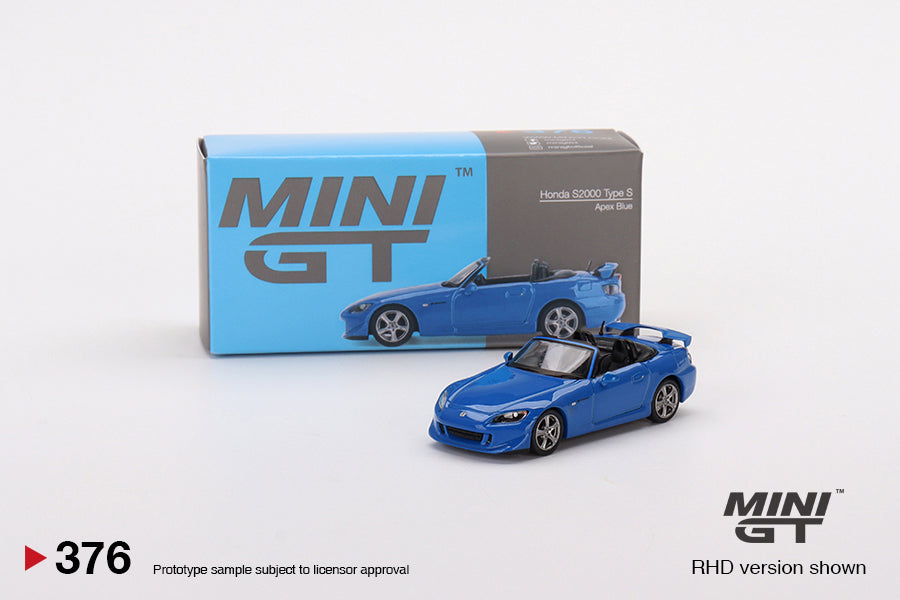 MINI GT #376 Honda S2000 Type S Apex Blue Mini GT