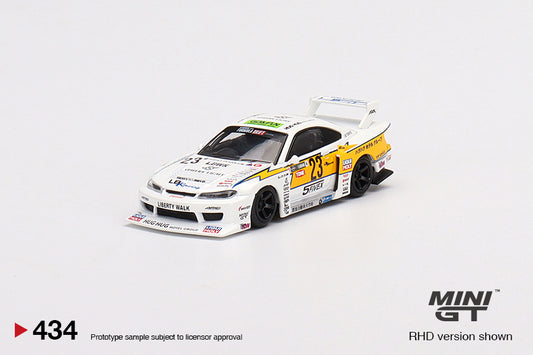 Mini GT #434 LB-Super Silhouette Nissan S15 SILVIA #23 2021 Formula Drift Japan Mini GT