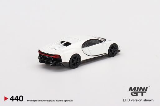 Mini GT #440 Bugatti Chiron Super Sports White
