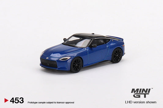 Mini GT #453 Nissan Z Performance 2023 Seiran Blue 1:64 scale
