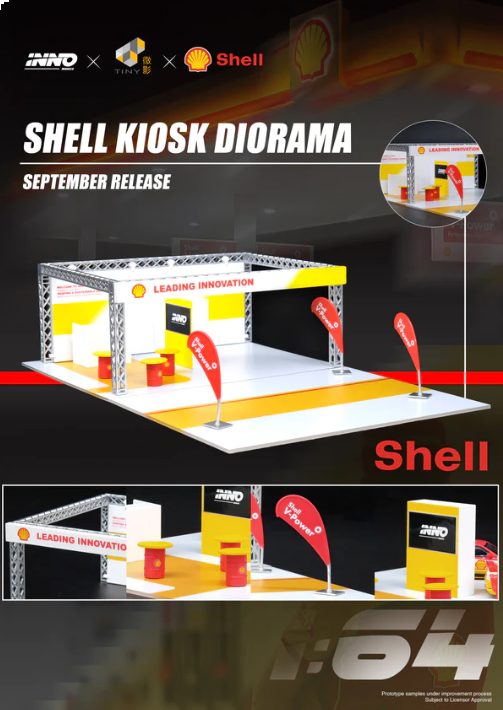 Inno64 "SHELL" KIOSK Set Diorama