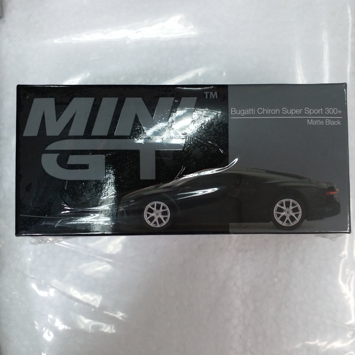 Mini GT 1:64 Scale #374 Bugatti Chiron Super Sport 300+ Mattle Black