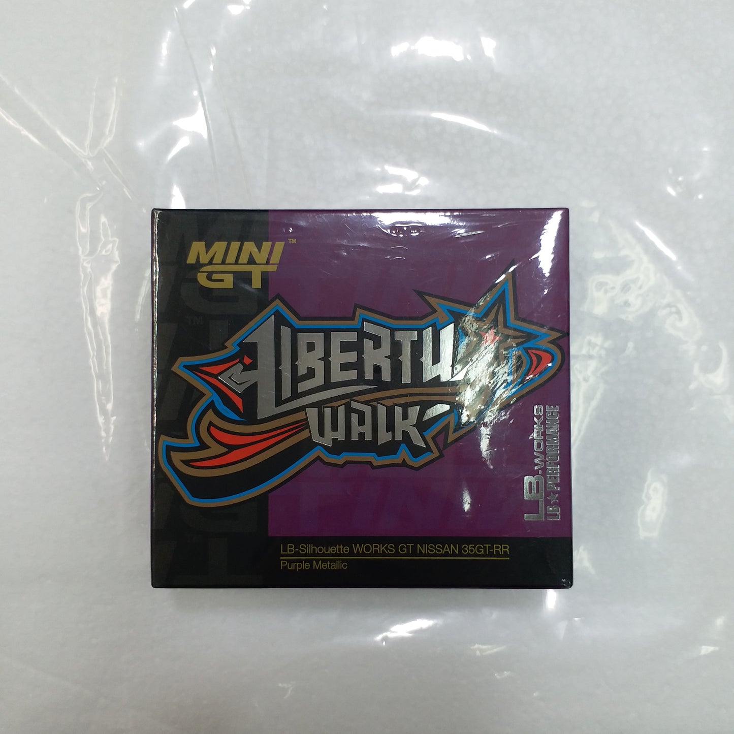 MINI GT #245 LB-Silhouette WORKS GT NISSAN 35GT-RR Purple Metallic