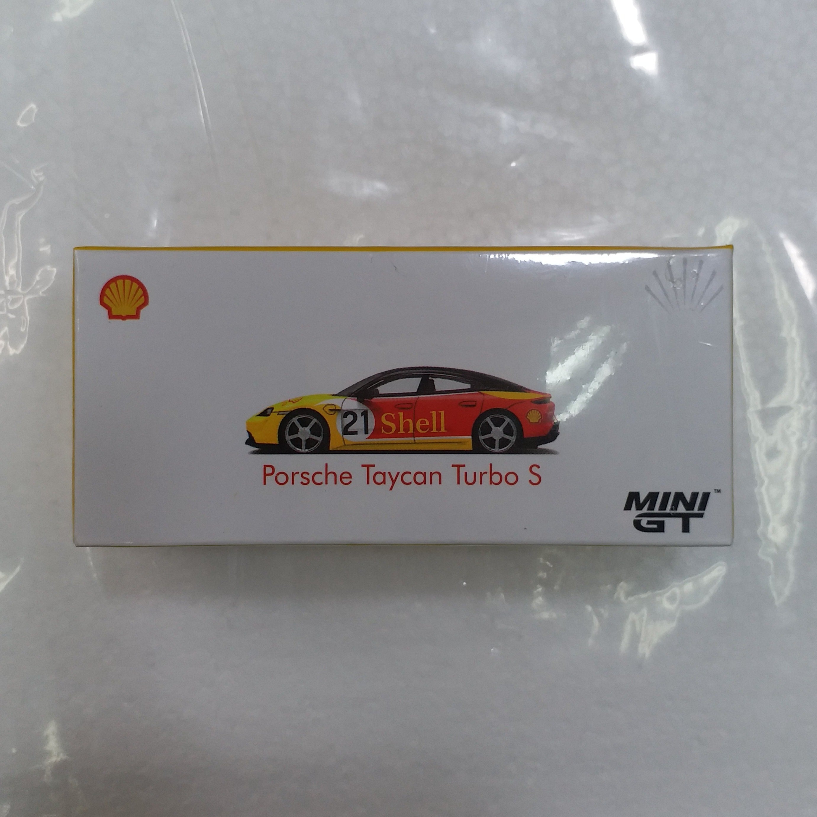 1/64 Mini GT Porsche Taycan Turbo S White Limited Edition