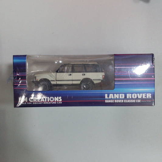 BM Creation 1:64 SCALE Land Rover Range Rover Classic LSE (Alpine White)