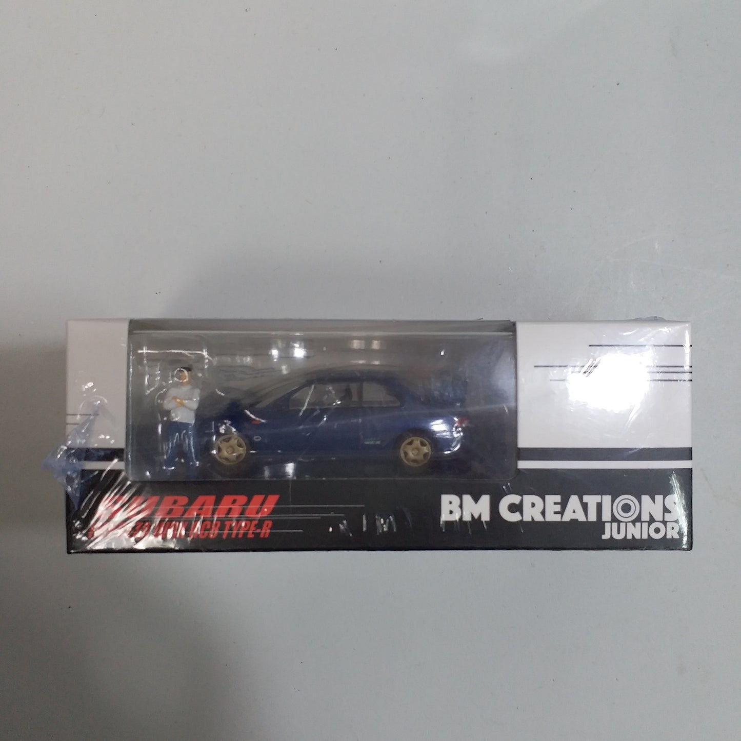BM Creation 1:64 SCALE Subaru Impreza WRX GC8 Type-R Special Edition With Figure