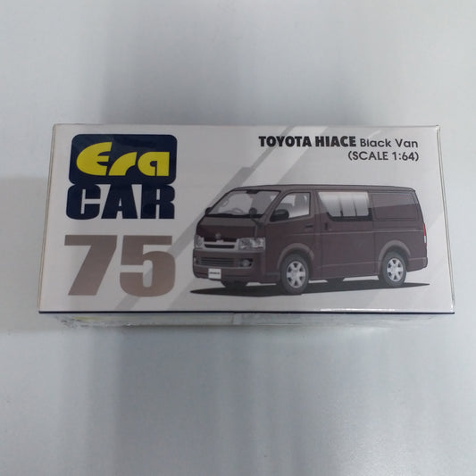 ERA Car #75 Toyota Hiace Black Van 1:64 Scale