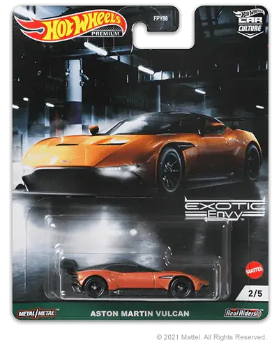 Hot Wheels 2023 Exotic Envy Set of 5