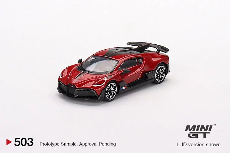 Mini GT #503 Bugatti Divo Red Metallic – Mobile Garage HK