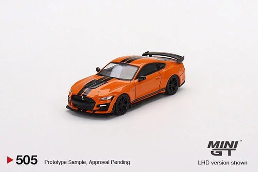 Mini GT #505 1:64 Ford Mustang Shelby GT500 Twister Orange