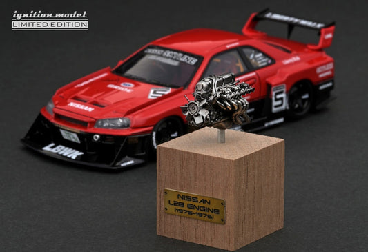 Ignition Model IG2848 1:43 LB-ER34 Super Silhouette SKYLINE Red/Black WEB Limited