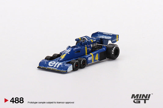 MINI GT #488 Tyrrell P34 #4 1976 Spanish GP