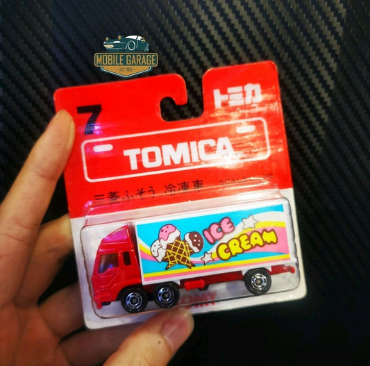 Tomica #7 Mitsubishi Fuso IceCream Truck 1:102 SCALE NEW IN BOX