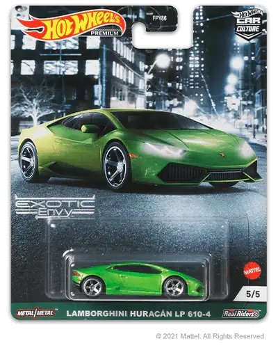 Hot Wheels 2023 Exotic Envy Set of 5