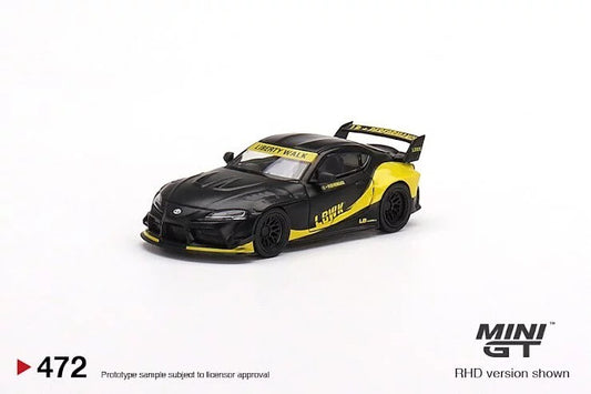 Mini GT #472 Toyota GR Supra LB-Works Matte Black