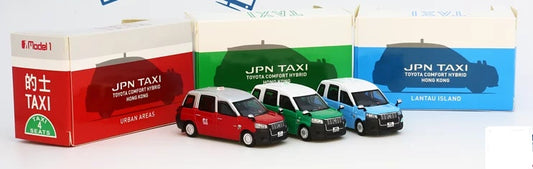 Model 1 Hong Kong 1/64 Toyota Comfort Hybrid Taxi Model 1