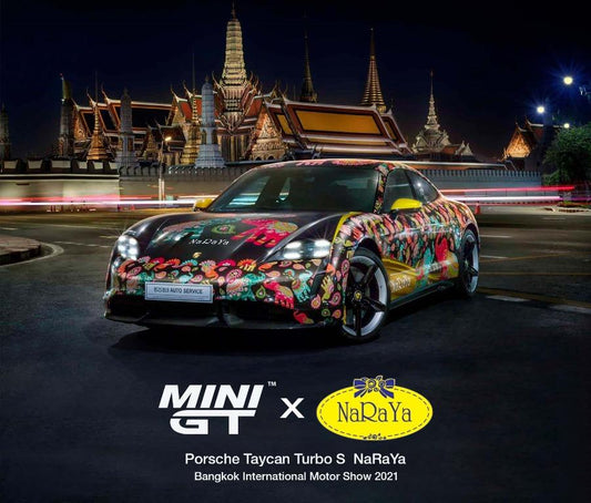 Mini GT #399 1/64 Porsche Taycan Turbo S NaRaYa Thailand Exclusive